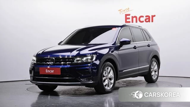 Volkswagen Tiguan second Generation 2020 Синий из Кореи