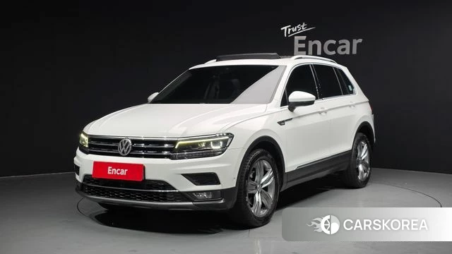 Volkswagen Tiguan second Generation 2018 Белый из Кореи