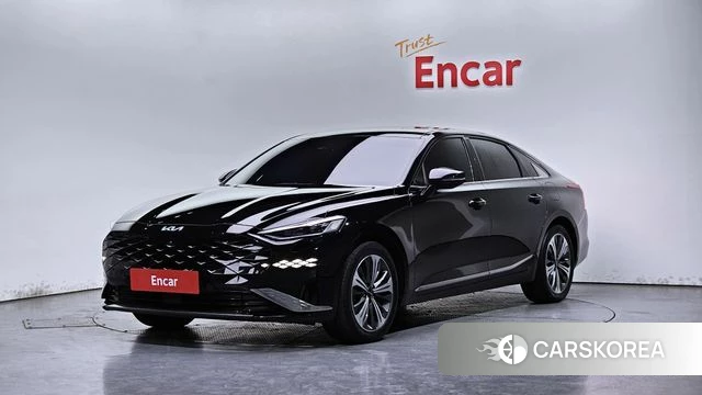 Kia K8 Hybrid 2021 Черный из Кореи