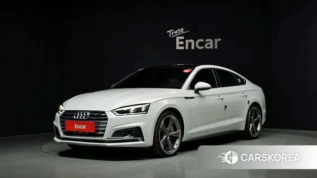 Audi A5 (F5) 2019 Белый из Кореи