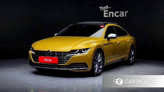 Volkswagen Arteon 2020 Желтый из Кореи