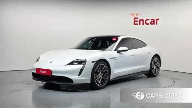 Porsche Taycan 2022 Белый из Кореи