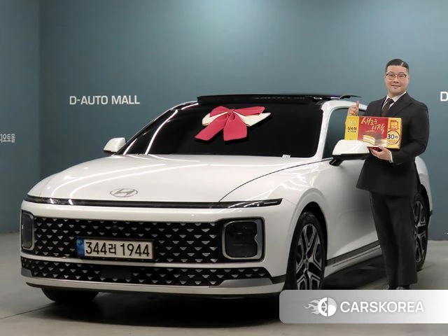 Hyundai Grandeur Hybrid (GN7) 2023 Белый из Кореи