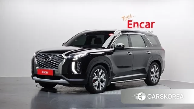 Hyundai Palisade 2022 Черный из Кореи