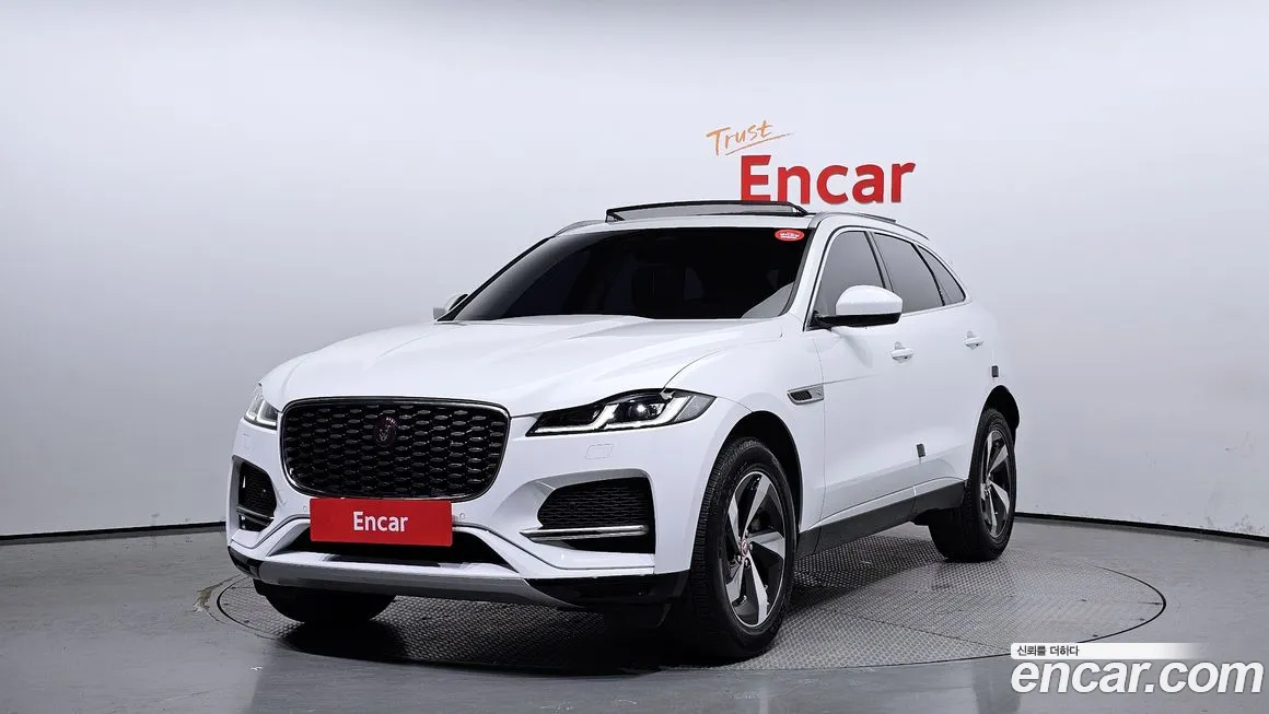 Jaguar F-PACE 2023 Белый из Кореи