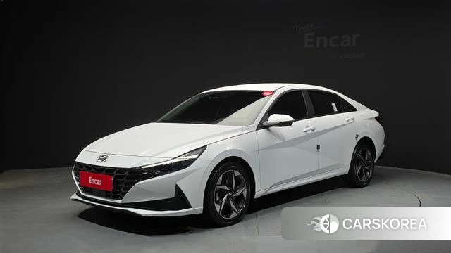 Hyundai Avante (CN7) 2022 Белый из Кореи