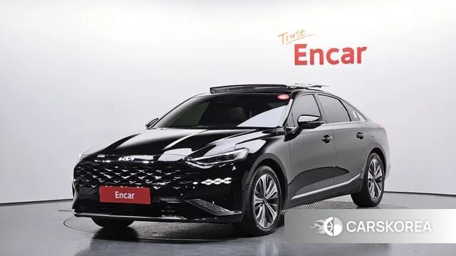 Kia K8 Hybrid 2021 Черный из Кореи