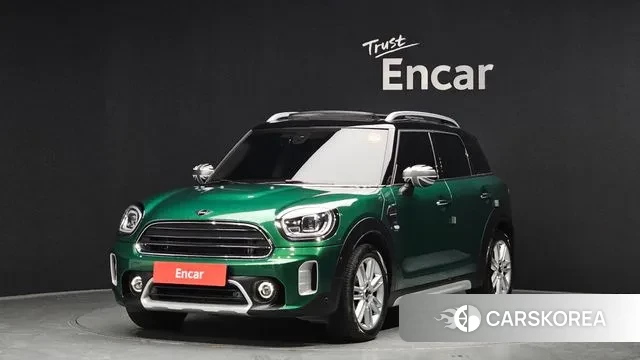Mini Cooper Countryman 2022 Темно-зеленый из Кореи