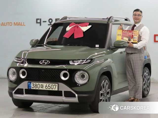 Hyundai Casper 2022 Темно-зеленый из Кореи