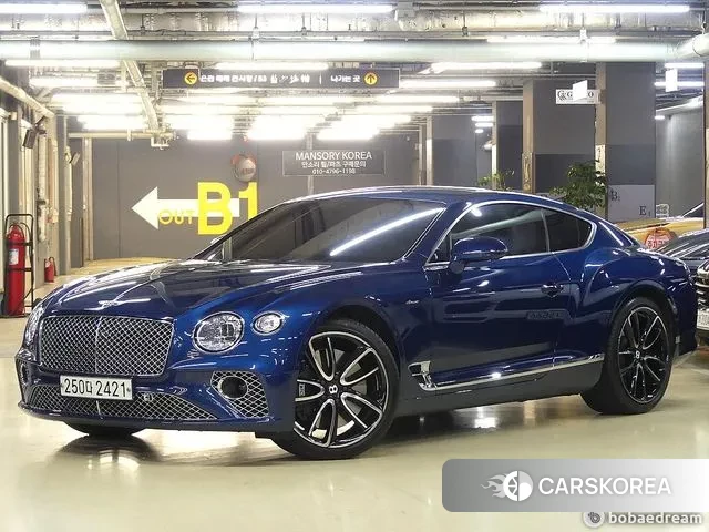 Bentley Continental GT 3rd Generation 2023 Синий из Кореи