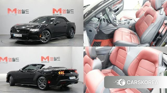 Ford Mustang 7th Generation 2025 Черный из Кореи