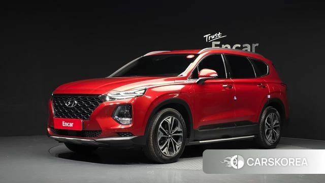 Hyundai Santa Fe TM 2018 Красный из Кореи