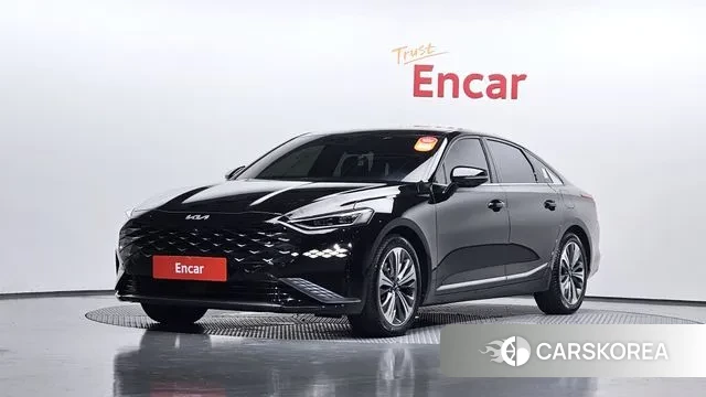 Kia K8 Hybrid 2021 Черный из Кореи