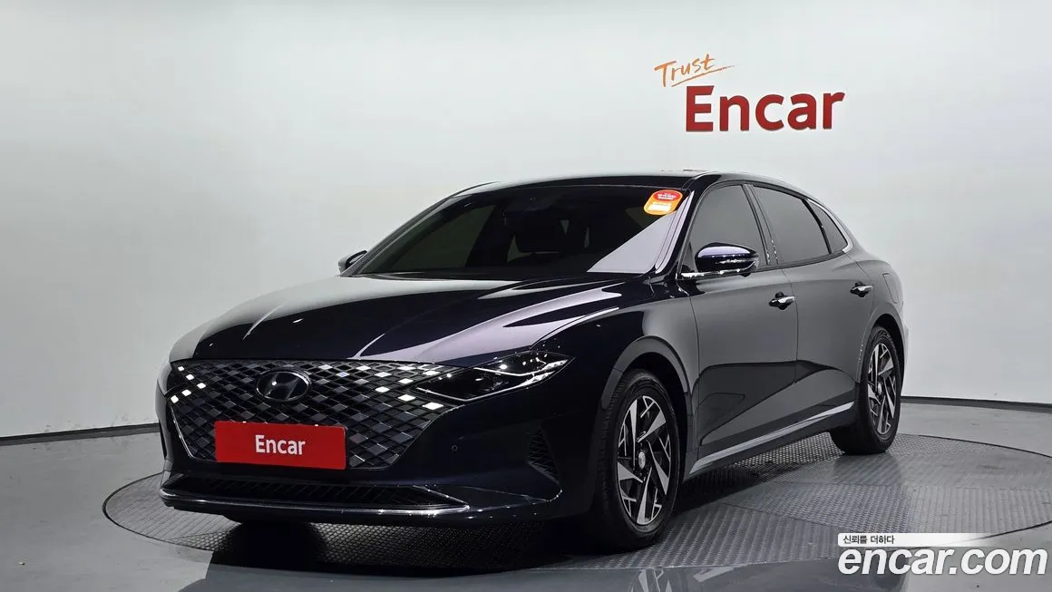 Hyundai The New Grandeur IG Hybrid 2021 Синий из Кореи