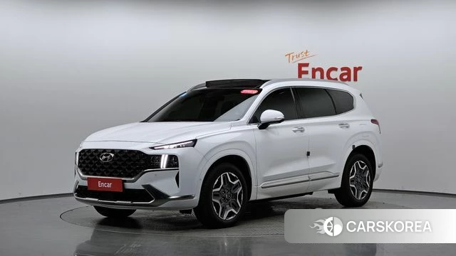 Hyundai The New Santa Fe 2022 Белый из Кореи