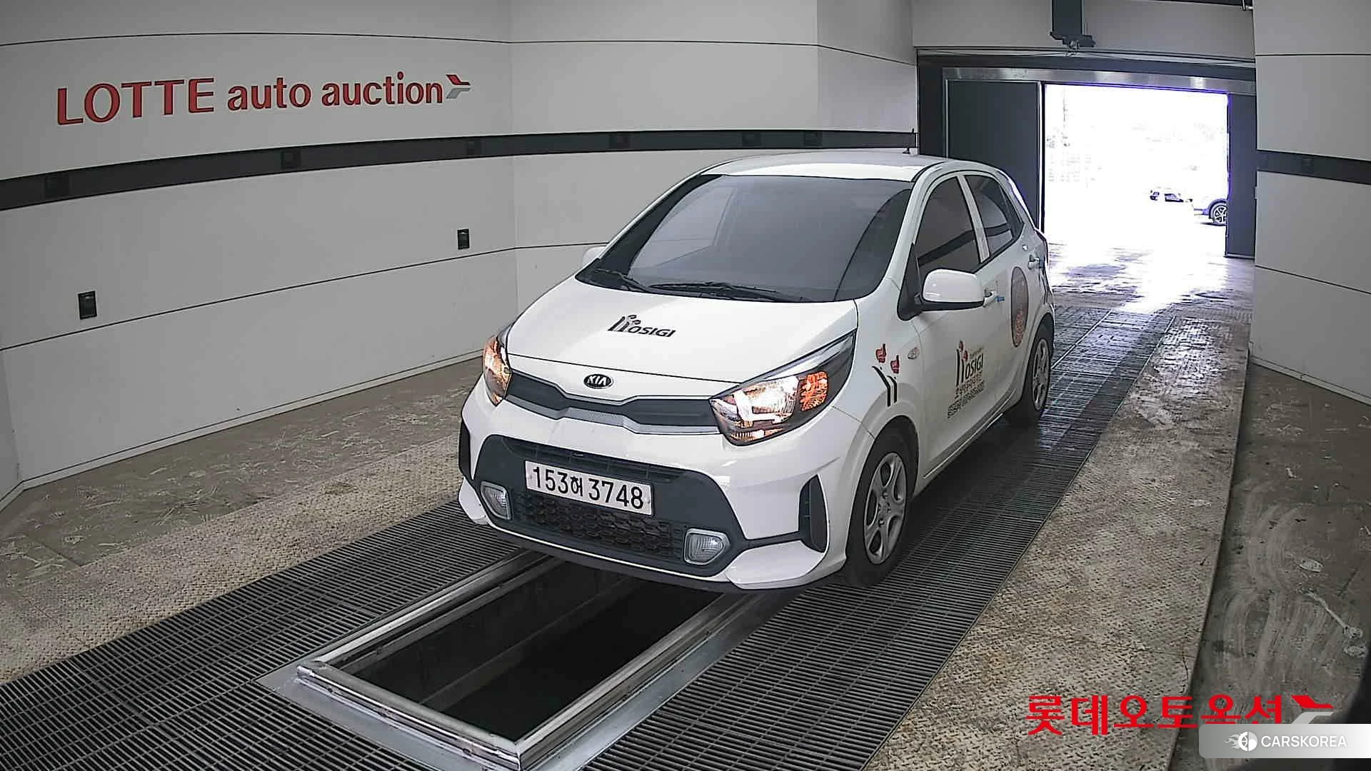 Kia Morning 2021 Clear White из Кореи