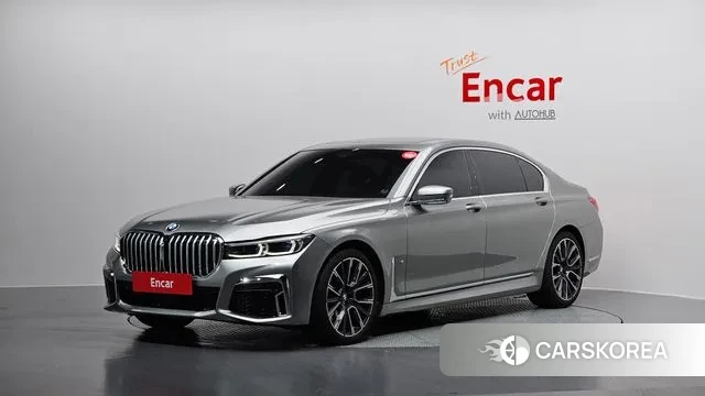 BMW 7 Series (G11) 2021 Серебристо-серый из Кореи