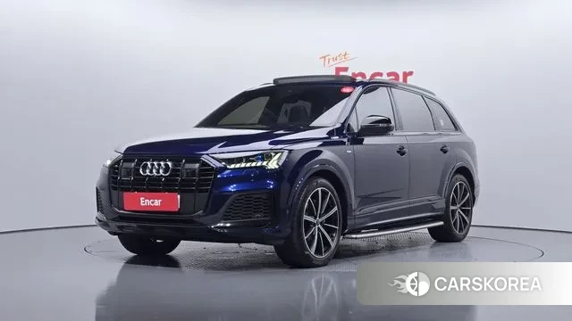 Audi Q7 (4M) 2021 Синий из Кореи
