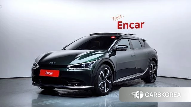 Kia EV6 2021 Темно-зеленый из Кореи