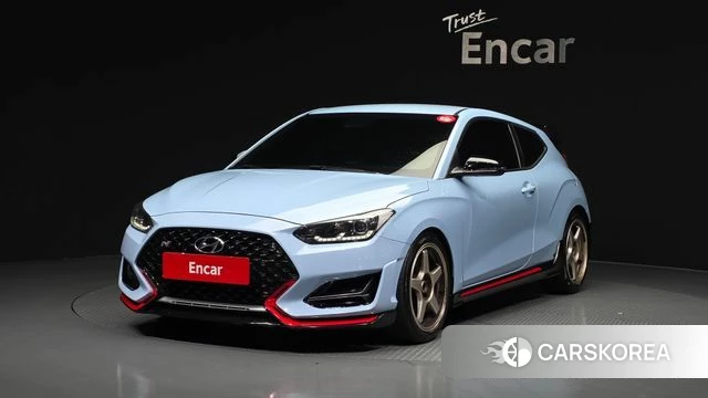 Hyundai Veloster (JS) 2021 Небесно-голубой из Кореи
