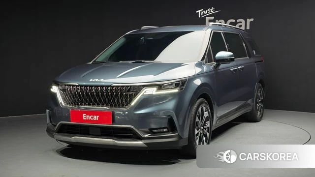 Kia Carnival 4th generation 2022 Небесно-голубой из Кореи