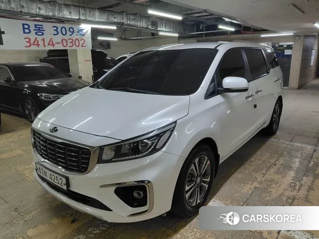 Kia The New Carnival 2019 Белый из Кореи