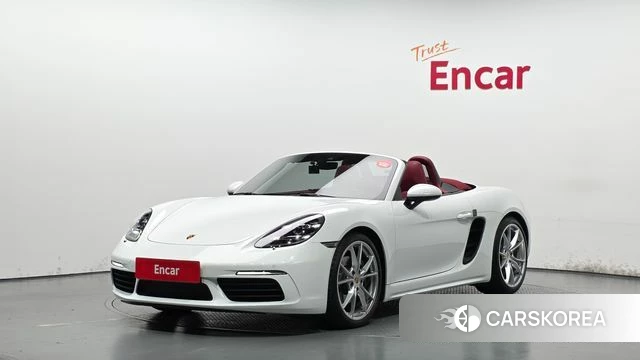 Porsche 718 Boxster 2019 Белый из Кореи
