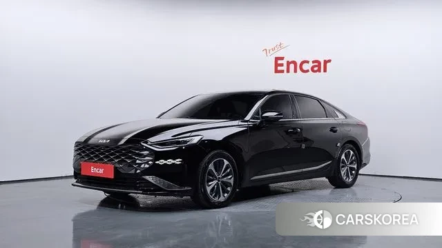 Kia K8 Hybrid 2021 Черный из Кореи