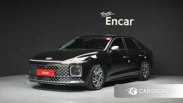 Hyundai Grandeur (GN7) 2023 Черный из Кореи