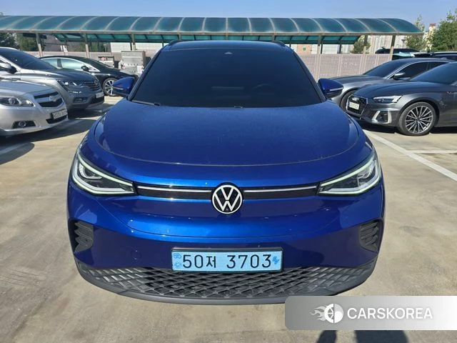 Volkswagen ID.4 2023 Синий из Кореи