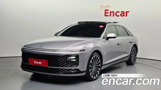 Hyundai Grandeur Hybrid (GN7) 2023 Серебристо-серый из Кореи