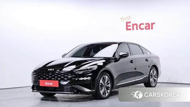 Kia K8 Hybrid 2023 Черный из Кореи