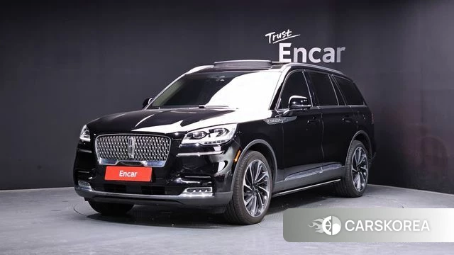 Lincoln Aviator 2nd generation 2021 Черный из Кореи