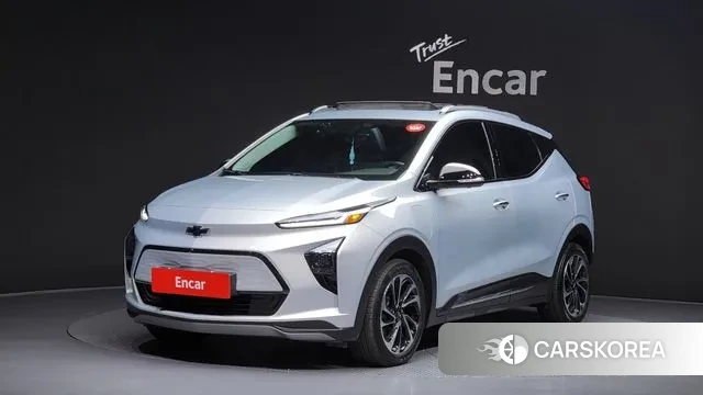 Chevrolet (GM Daewoo) Bolt EUV 2022 Светло-серебряный цвет из Кореи