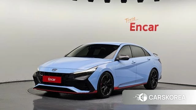 Hyundai Avante (CN7) 2022 Светло-серебряный цвет из Кореи