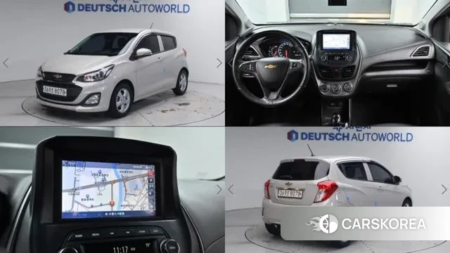 Chevrolet (GM Daewoo) The New Spark 2018 Белый из Кореи