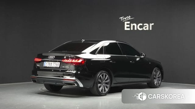 Audi A4 (B9) 2023 Черный из Кореи
