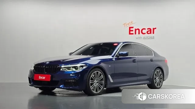 BMW 5 Series (G30) 2020 Синий из Кореи