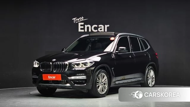 BMW X3 (G01) 2021 Черный из Кореи