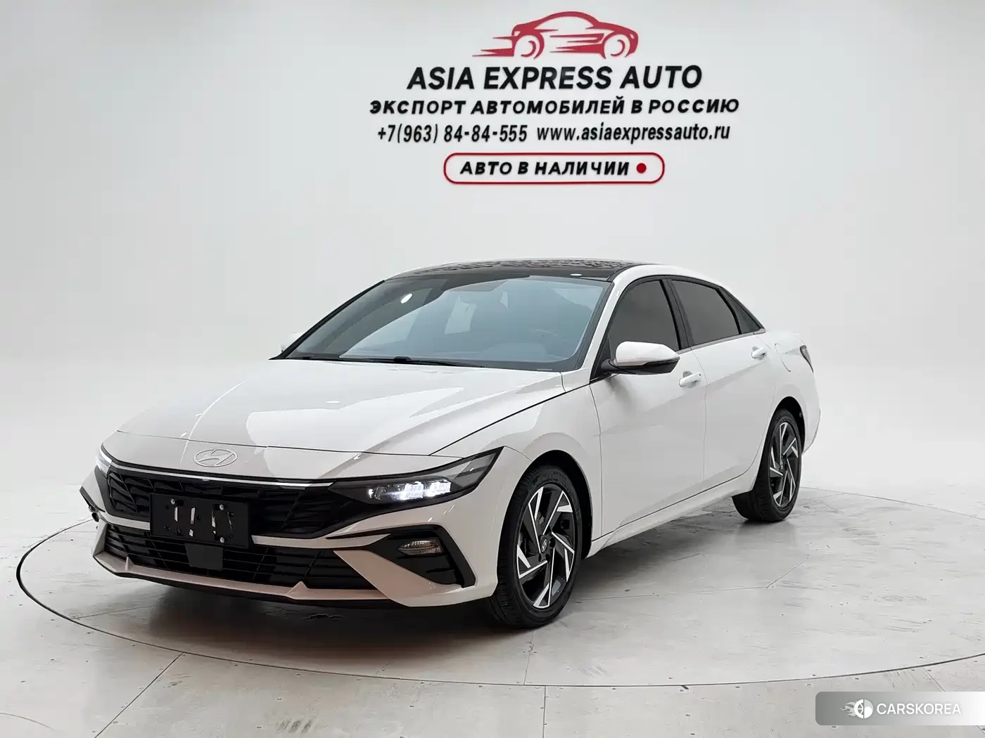 Hyundai Elantra 2024 Белый из Китая