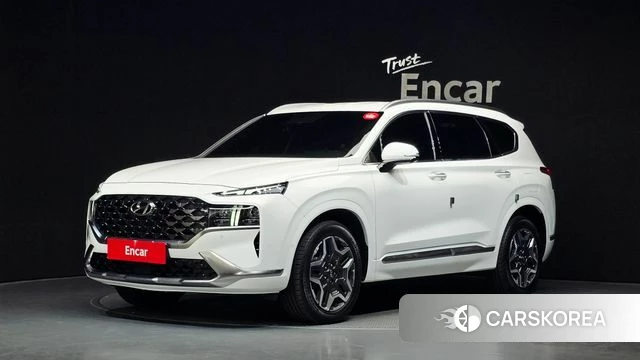 Hyundai The New Santa Fe 2023 Белый из Кореи