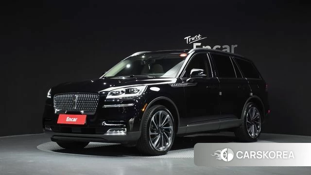 Lincoln Aviator 2nd generation 2022 Черный из Кореи