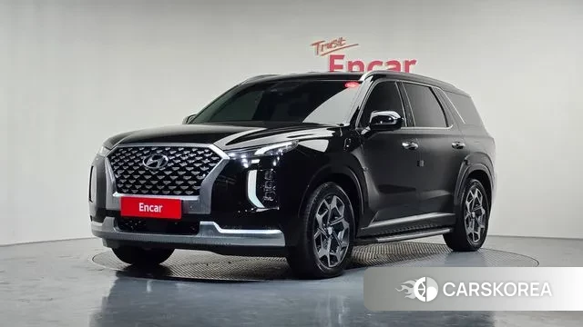 Hyundai Palisade 2021 Черный из Кореи