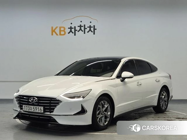 Hyundai Sonata (DN8) 2019 Белый из Кореи