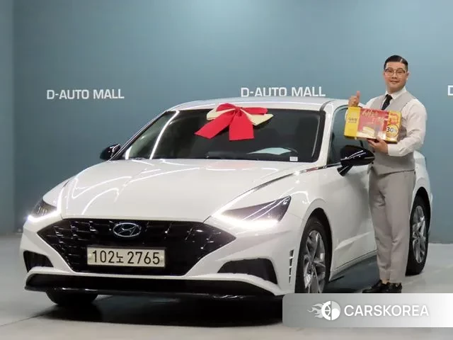 Hyundai Sonata (DN8) 2019 Белый из Кореи