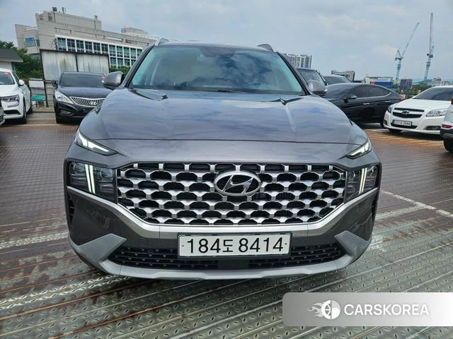 Hyundai The New Santa Fe 2022 Серый из Кореи