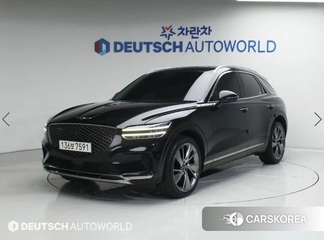 Genesis GV70 2021 Черный из Кореи