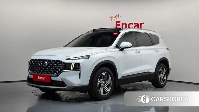 Hyundai The New Santa Fe 2021 Белый из Кореи