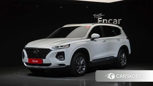 Hyundai Santa Fe TM 2019 Белый из Кореи