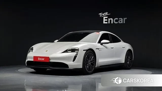 Porsche Taycan 2023 Белый из Кореи